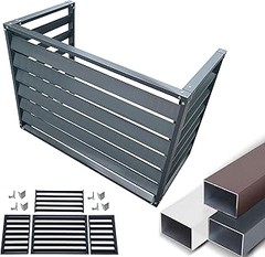 ¿Es mejor usar pantallas para unidades exteriores de aire acondicionado?