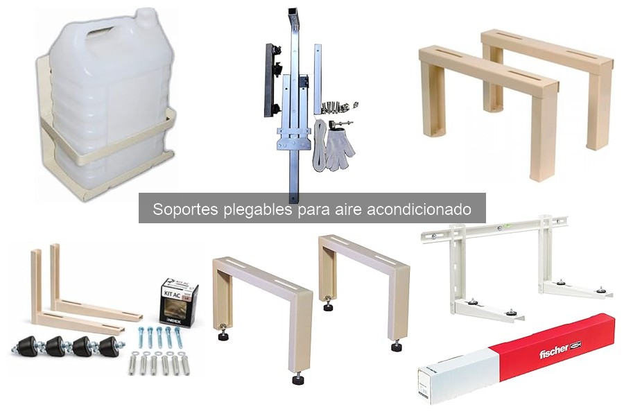 Adaptar Soportes Plegables para Aire Acondicionado Fácilmente