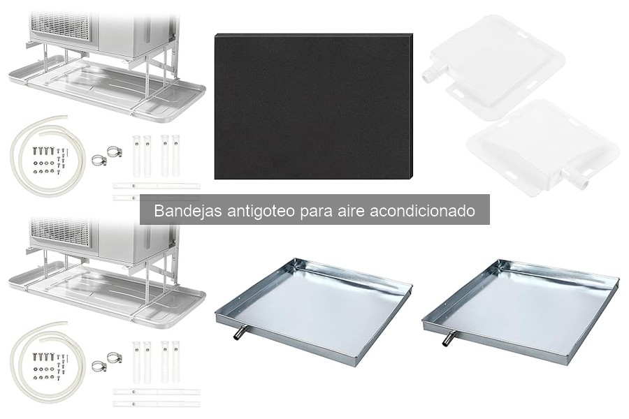 Alternativas a bandejas antigoteo para aire acondicionado