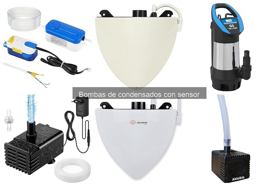 Alternativas a bombas de condensados con sensor para A/A