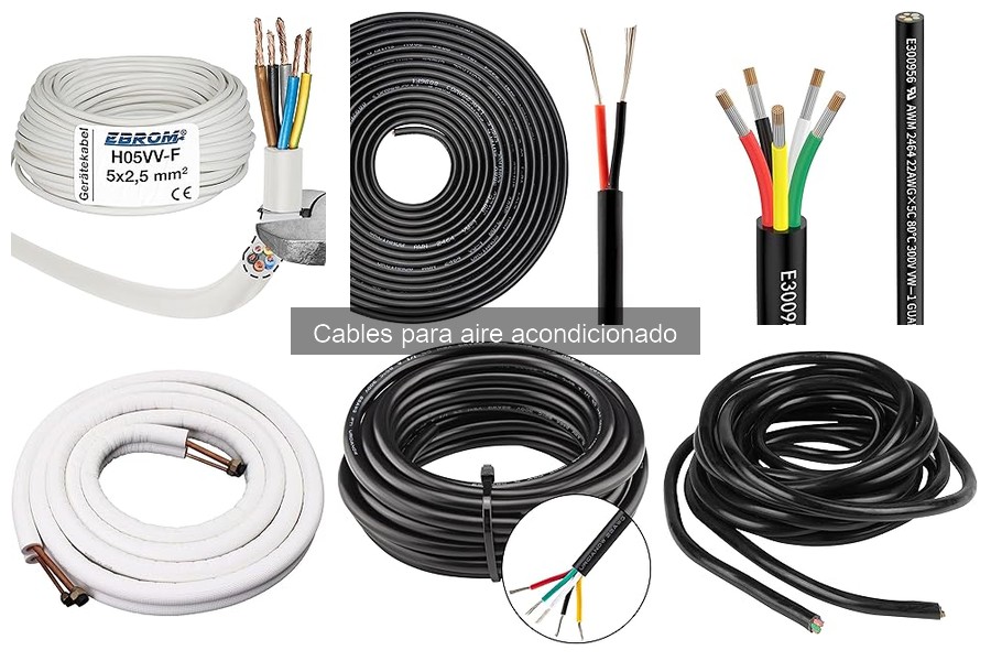 Alternativas a cables convencionales para aire acondicionado