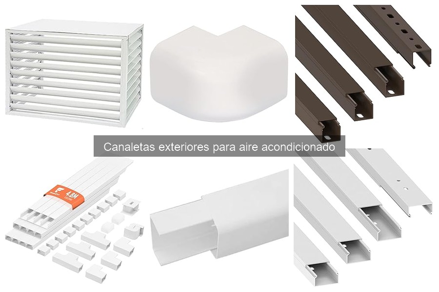 Alternativas a canaletas exteriores para aire acondicionado
