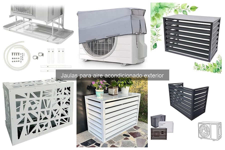 Alternativas a jaulas para proteger aire acondicionado exterior