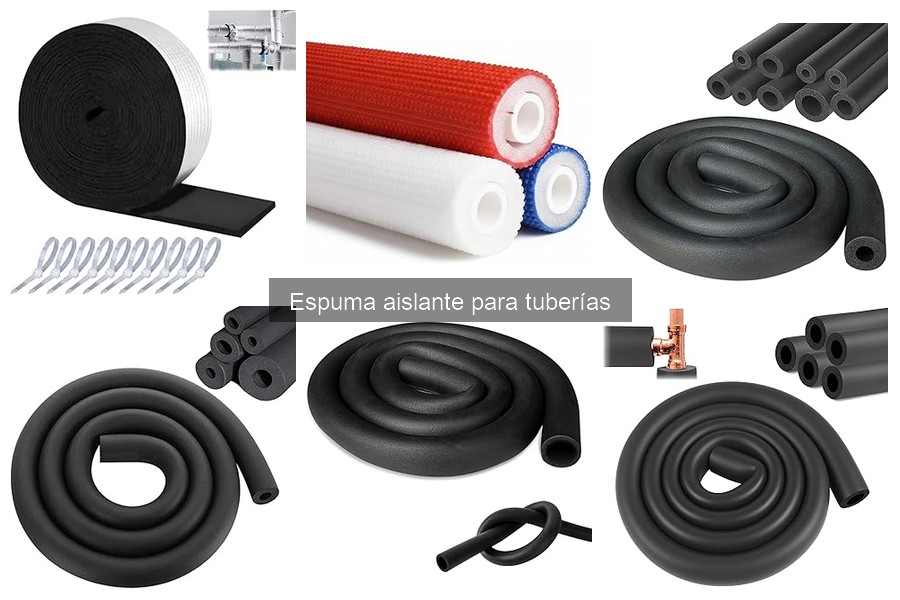 Alternativas a la espuma aislante para tuberías
