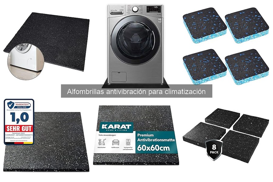 Alternativas a las alfombrillas antivibración para climatización