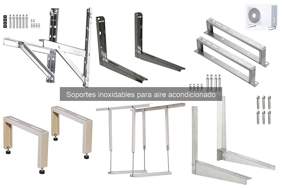 Alternativas a los soportes inoxidables para aire acondicionado
