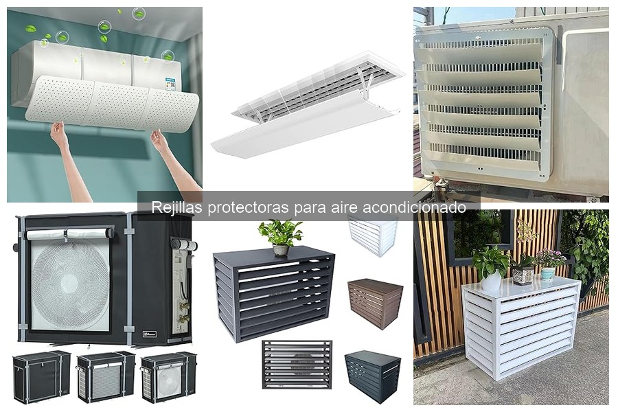 Alternativas a rejillas protectoras para aire acondicionado