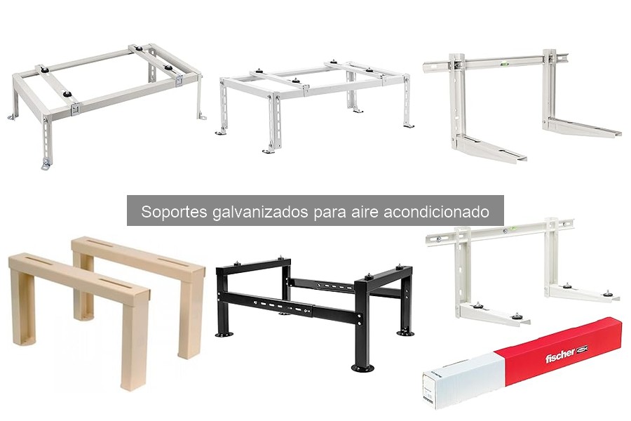 Alternativas a soportes galvanizados para aire acondicionado