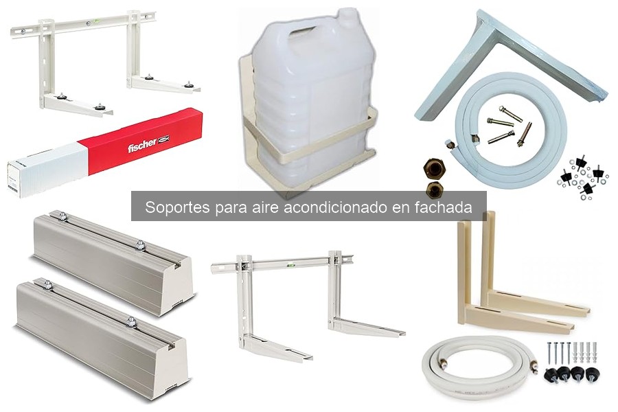 Alternativas a soportes para aire acondicionado en fachada