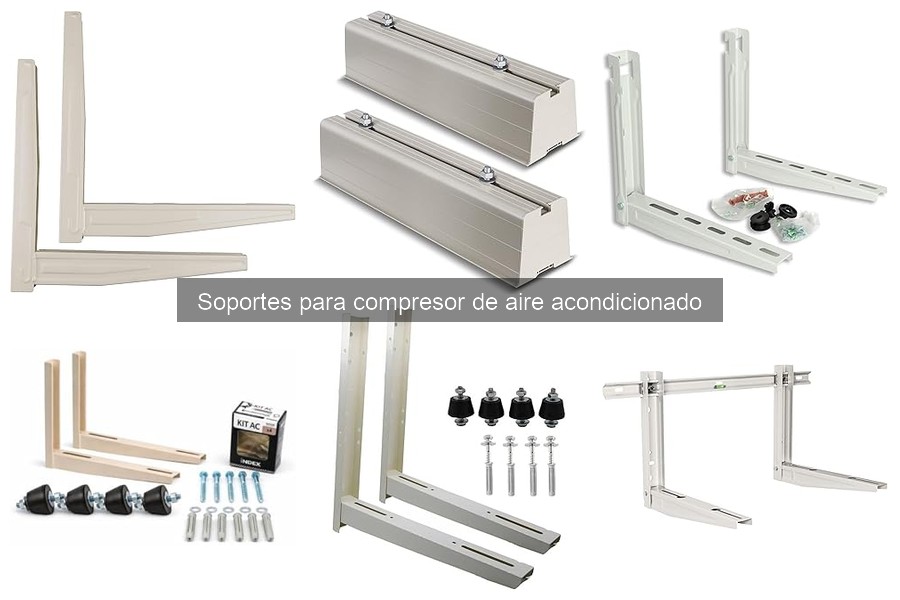 Alternativas a soportes para compresor de aire acondicionado
