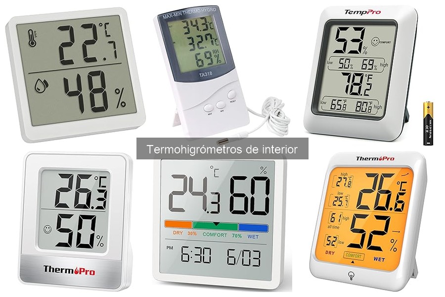 Alternativas a termohigrómetros digitales: opciones analógicas