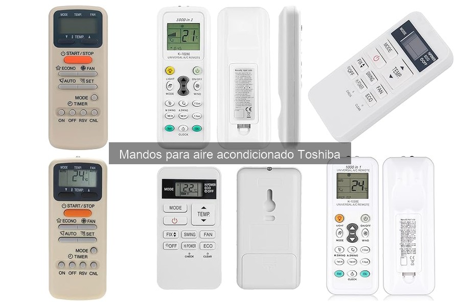 Alternativas al mando de aire acondicionado Toshiba