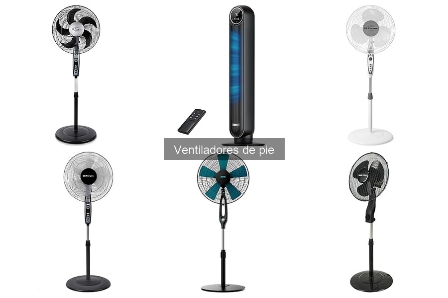 Alternativas de ventiladores de pie para refrescarte en verano