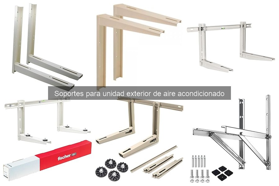 Alternativas para soportes de unidad exterior de aire acondicionado