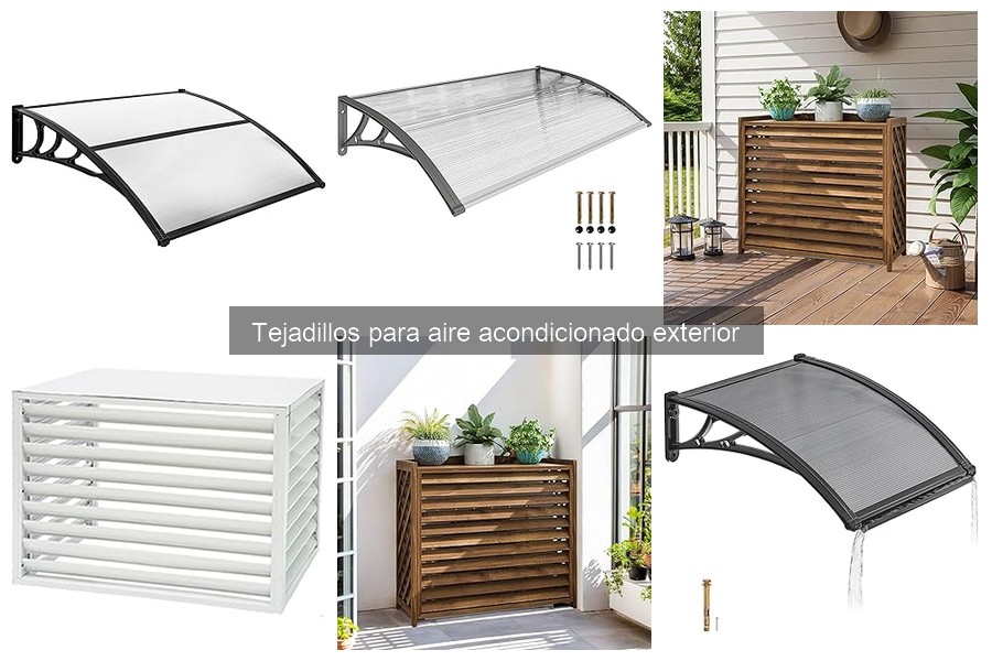 Beneficios de un tejadillo para aire acondicionado en climas lluviosos