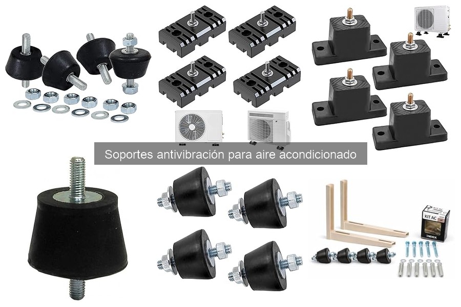 Beneficios de usar soportes antivibración en aire acondicionado