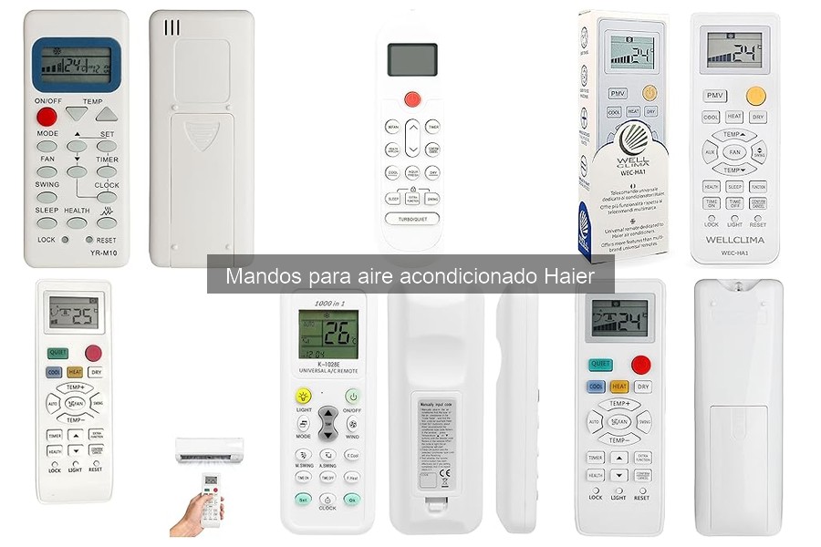 Cómo adaptar un mando universal para aire acondicionado Haier