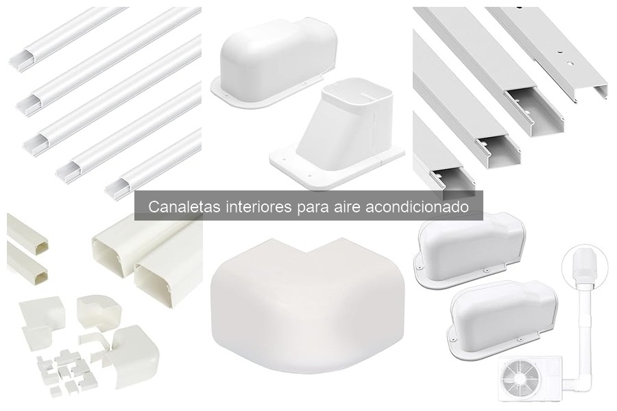 Cómo elegir canaletas interiores para aire acondicionado
