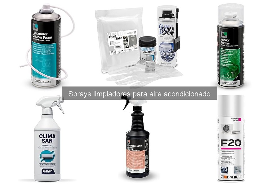 Cómo elegir el spray limpiador para aire acondicionado adecuado