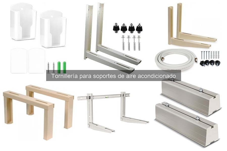 Cómo elegir la tornillería para soportes de aire acondicionado