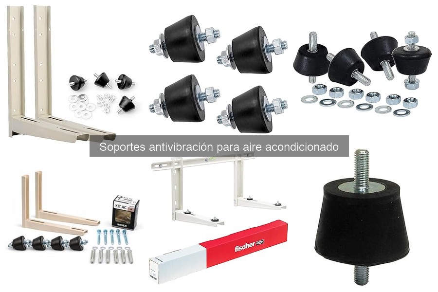 Cómo elegir soportes antivibración para aire acondicionado