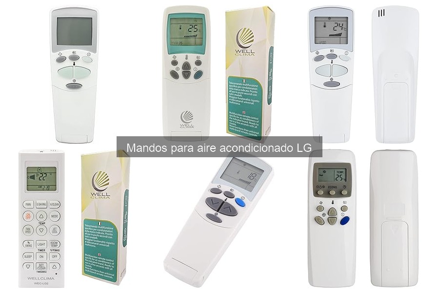 Cómo elegir un mando para aire acondicionado LG: guía de compra