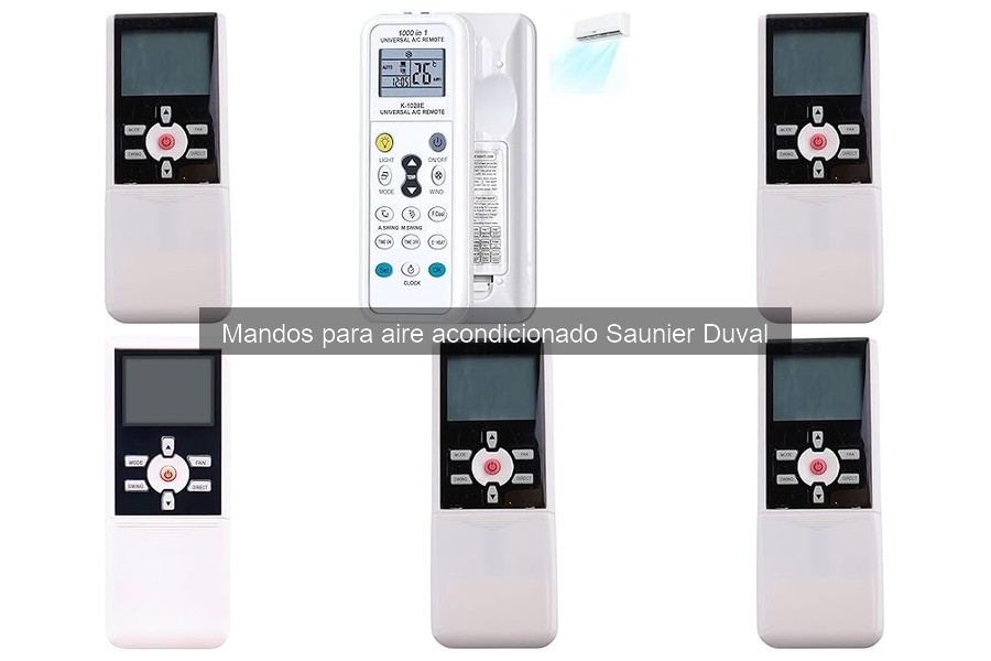 Cómo funciona el mando de aire acondicionado Saunier Duval