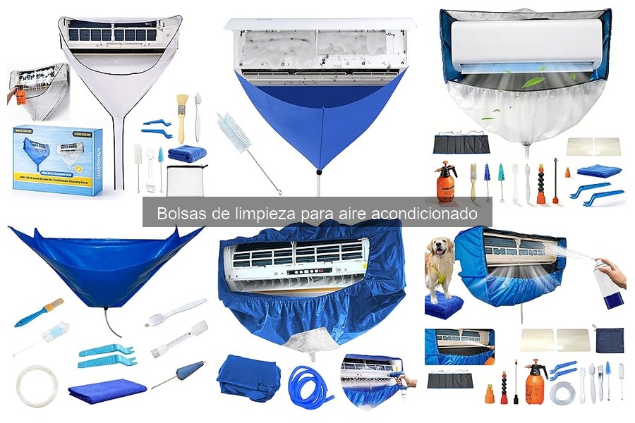 Cómo instalar bolsas de limpieza para aire acondicionado