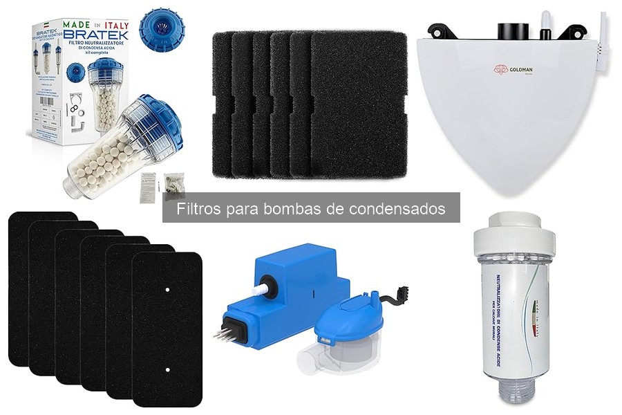 Cómo instalar un filtro en la bomba de condensados