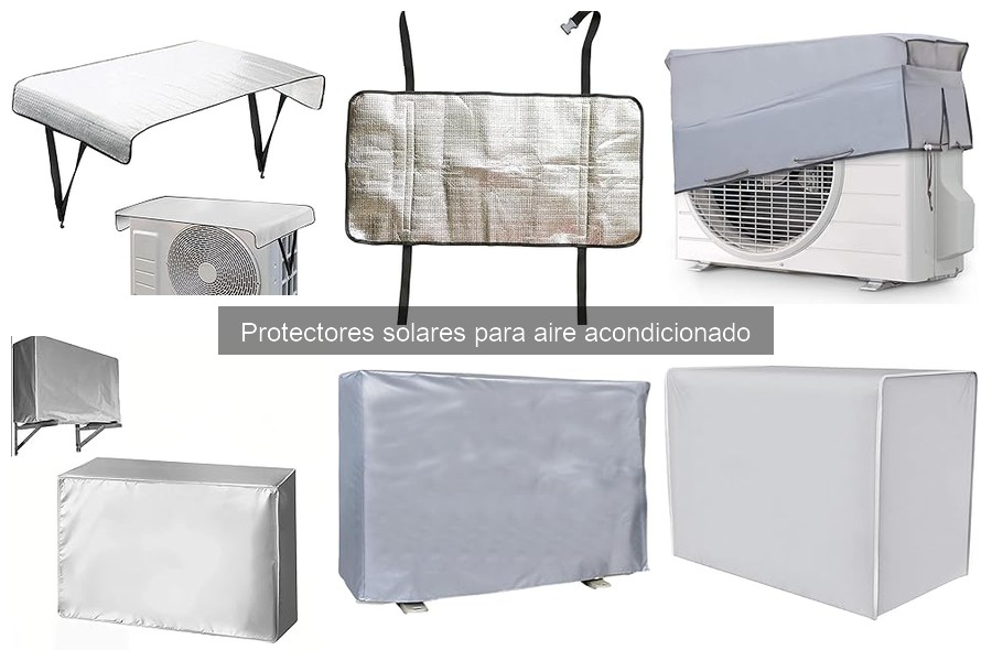 Cómo instalar un protector solar para aire acondicionado