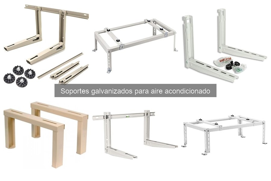 Cómo instalar un soporte galvanizado para aire acondicionado