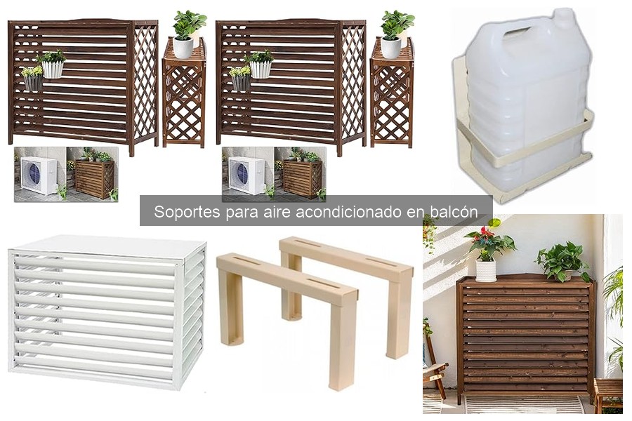 Cómo instalar un soporte para aire acondicionado en el balcón