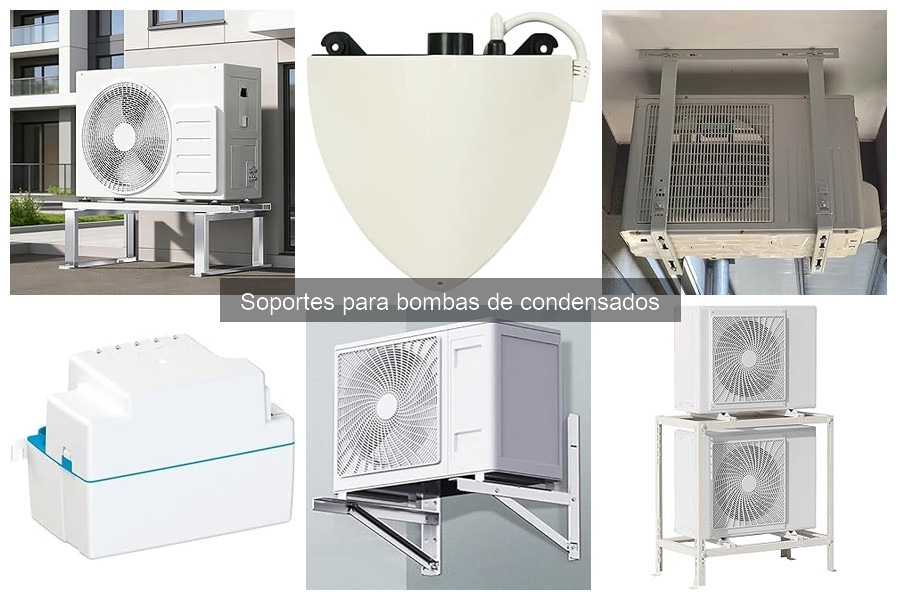 Cómo instalar un soporte para bombas de condensados