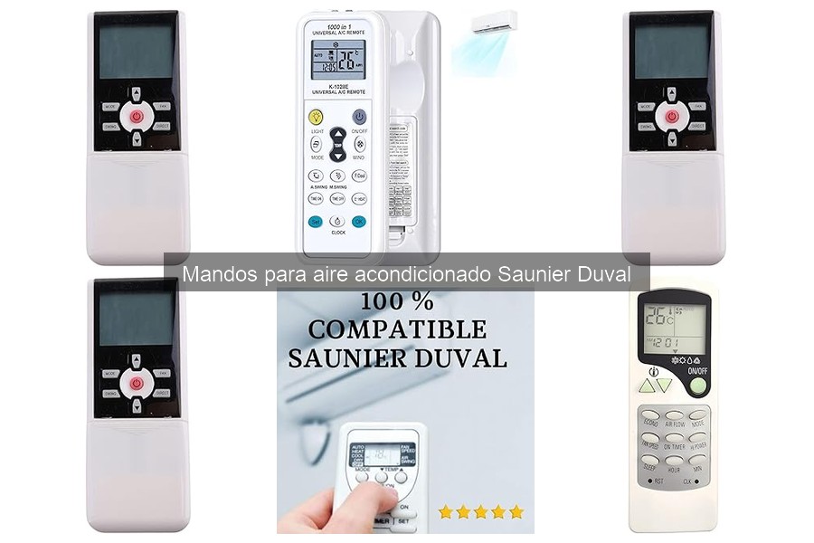 Cómo limpiar y mantener el mando de aire acondicionado Saunier Duval