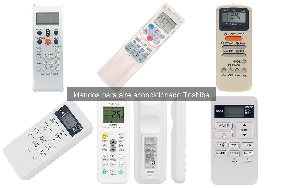 Cómo reiniciar el mando de aire acondicionado Toshiba