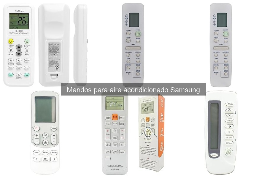 Cómo resetear el mando de aire acondicionado Samsung