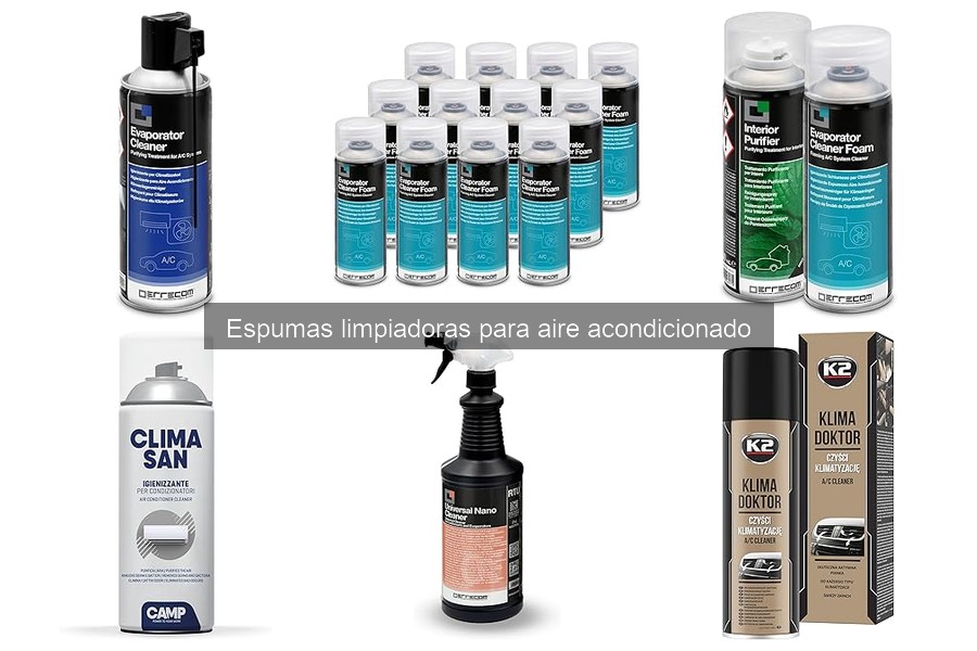 Cómo usar espuma limpiadora para aire acondicionado