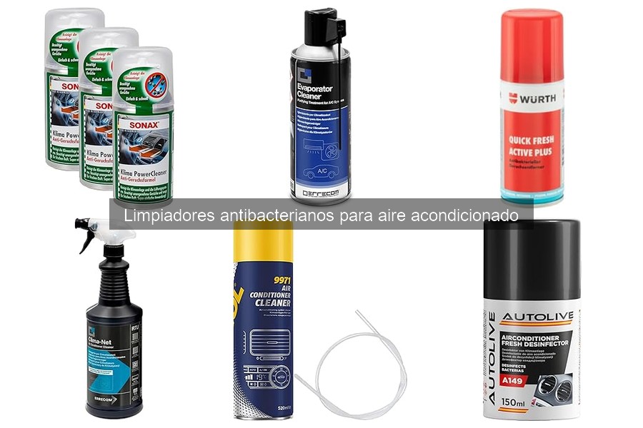 Cómo usar limpiadores antibacterianos en aire acondicionado