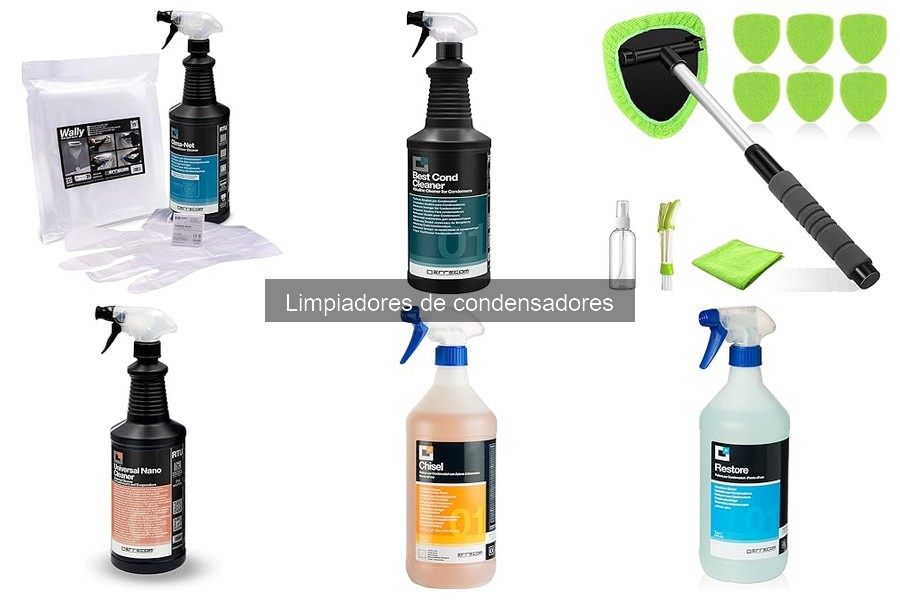 Cómo usar limpiadores de condensadores de aire acondicionado