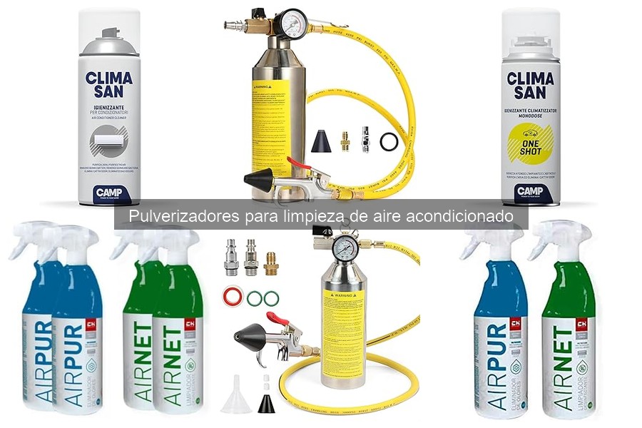 ¿Cómo usar pulverizador para limpiar aire acondicionado?