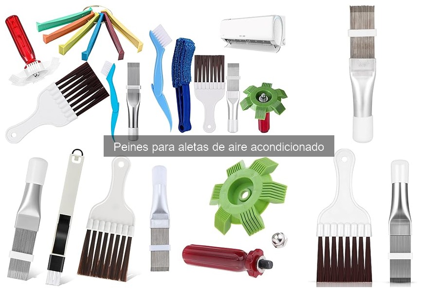 Cómo usar un peine para aletas de aire acondicionado