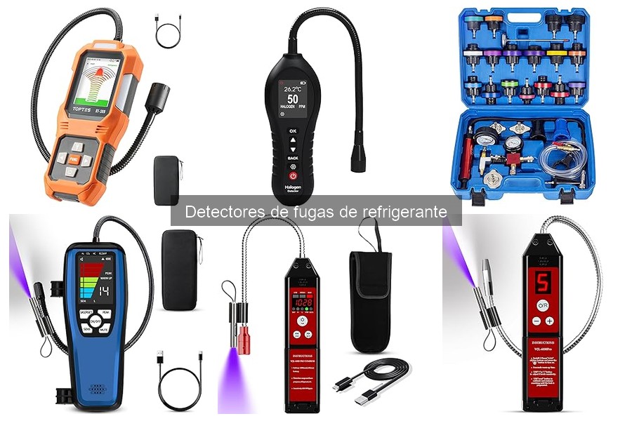 Cómo utilizar un detector de fugas de refrigerante