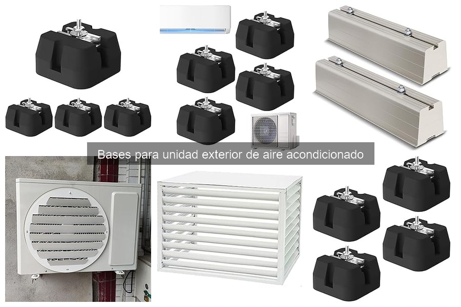 Comparativa de Bases para Unidad Exterior de Aire Acondicionado