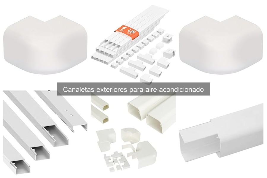 Comparativa de canaletas para aire acondicionado: PVC vs Aluminio