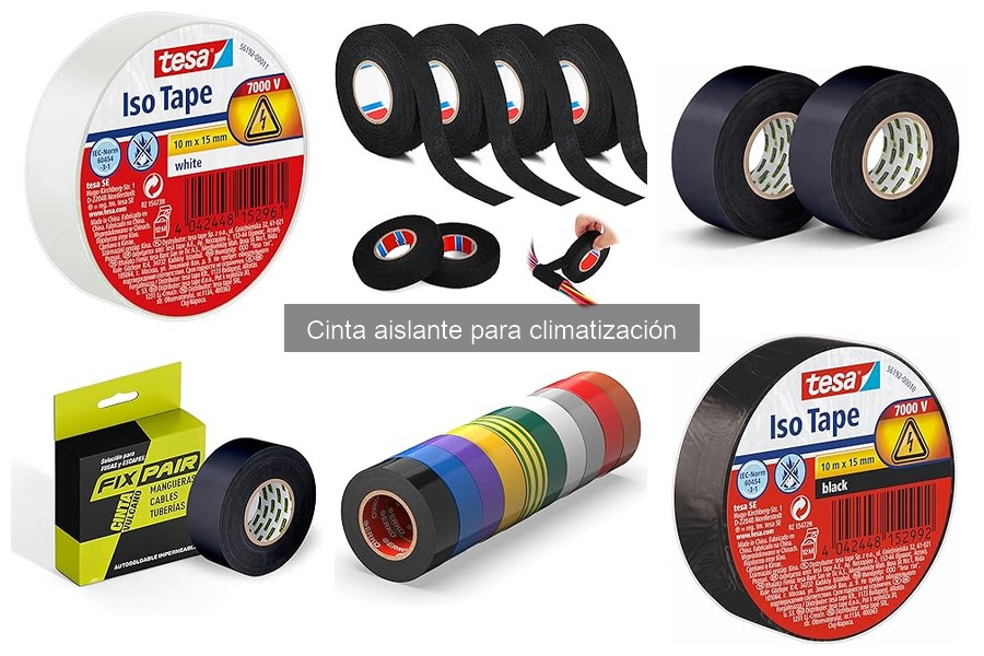Comparativa de cintas aislantes para climatización: calidad y precio