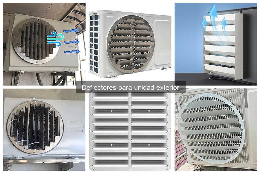 Comparativa de Deflectores para Unidad Exterior de Aire Acondicionado