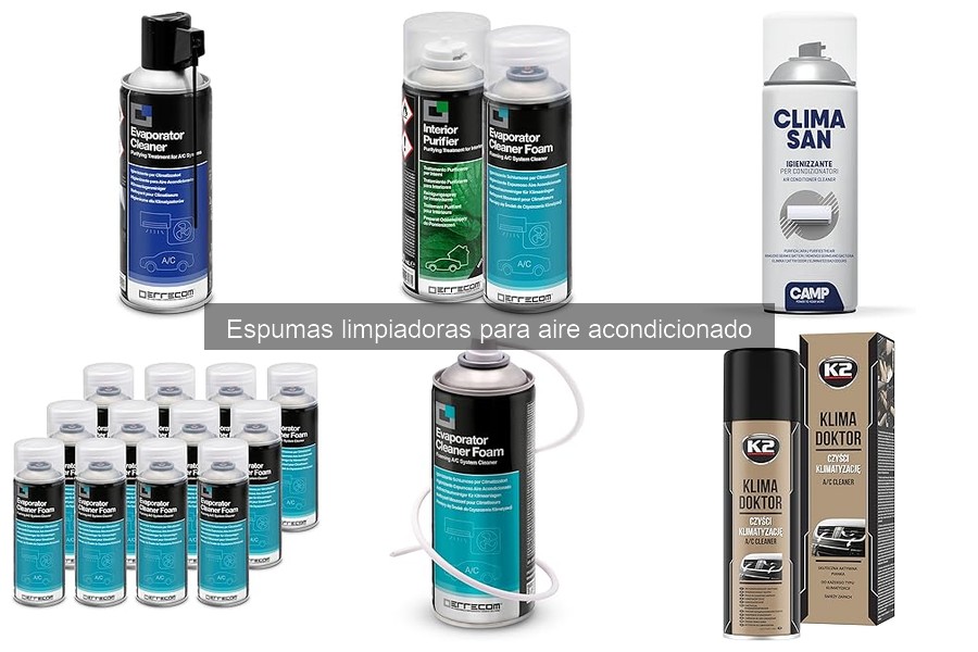 Comparativa de Espumas Limpiadoras para Aire Acondicionado