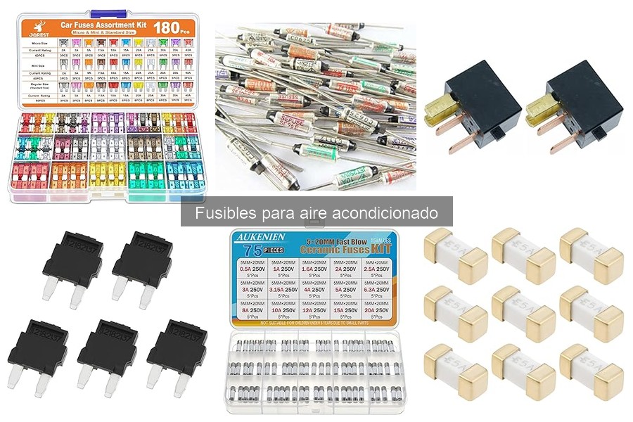 Comparativa de fusibles para aire acondicionado de marcas