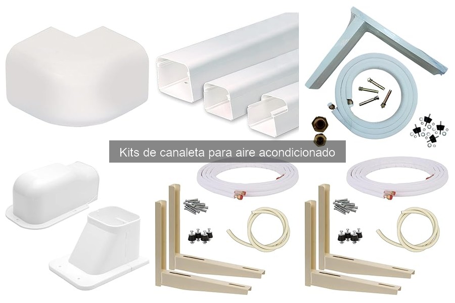 Comparativa de kits de canaleta para aire acondicionado