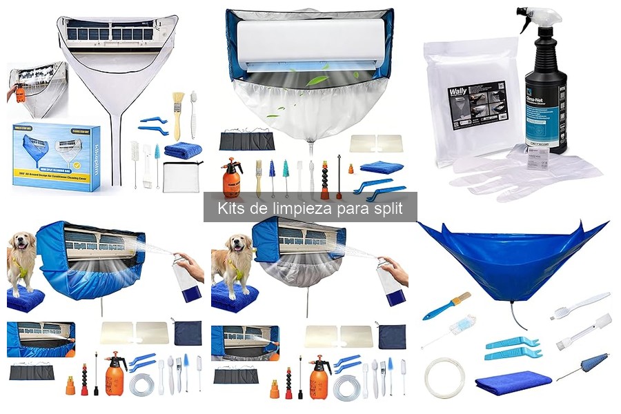 Comparativa de Kits de Limpieza para Split: Mejores Marcas